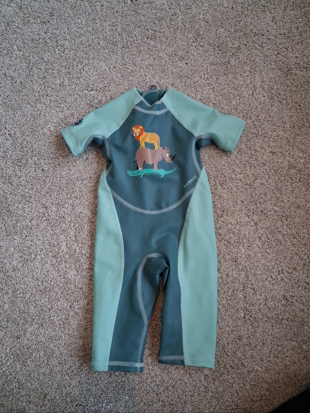 Baby Short Sleeve Swim Suit - Decathalon